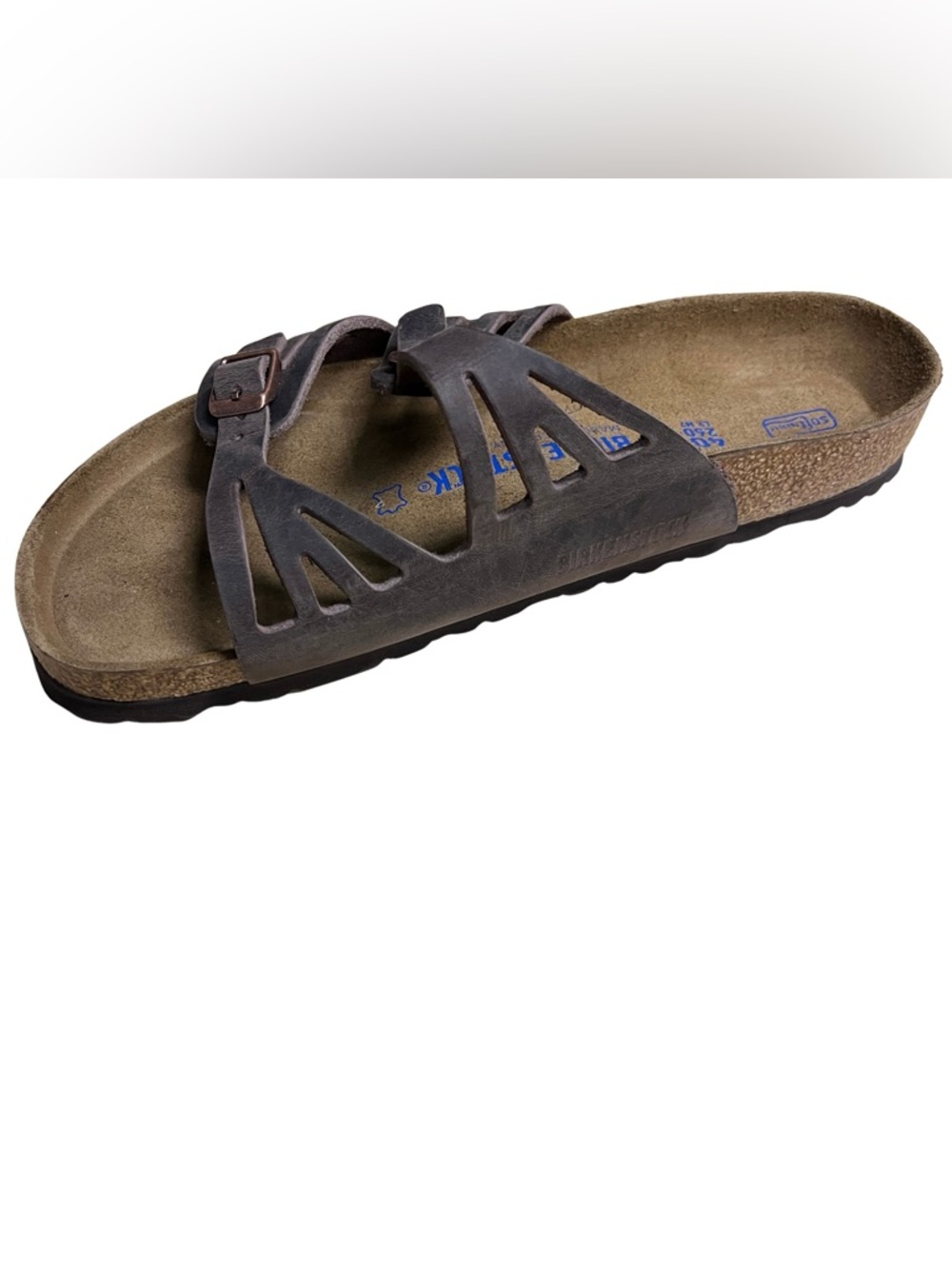 Birkenstock Women’s Sandals Granada Oiled Leather Soft Footbed Size 9 US - Picture 5 of 11